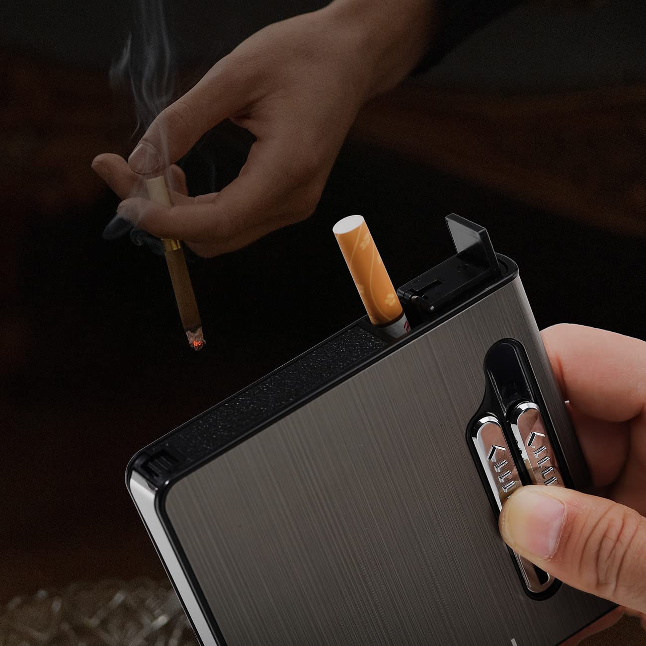Amazon.com: Full Pack 20 Regular Cigarettes Case Box Automatic